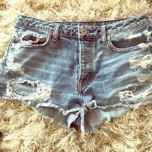 High waisted shorts